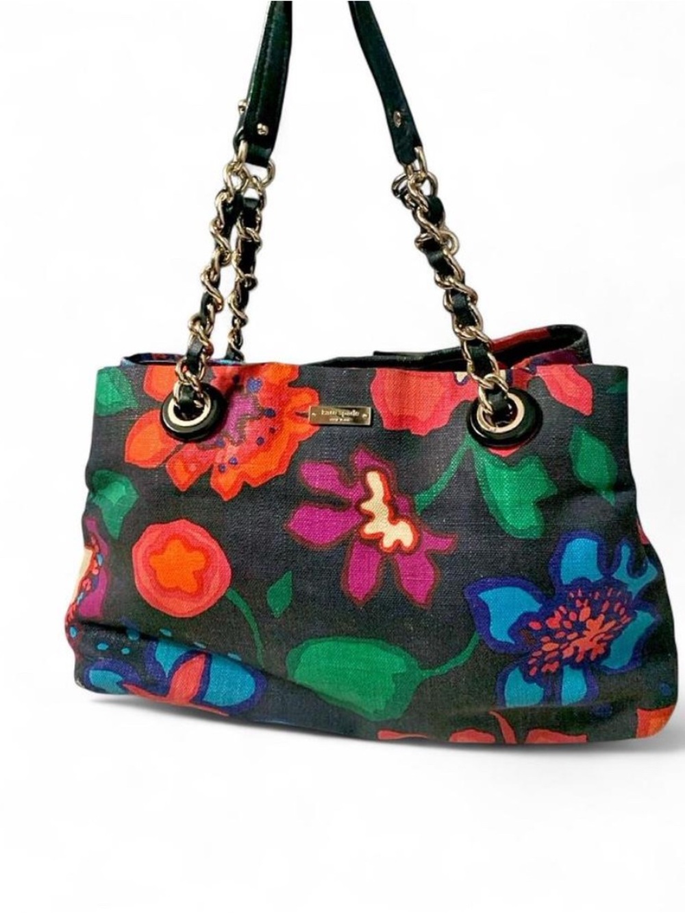 ✨ VIBRANT Kate Spade "Maryanne" Fiesta Floral Canvas Tote Bag ✨
